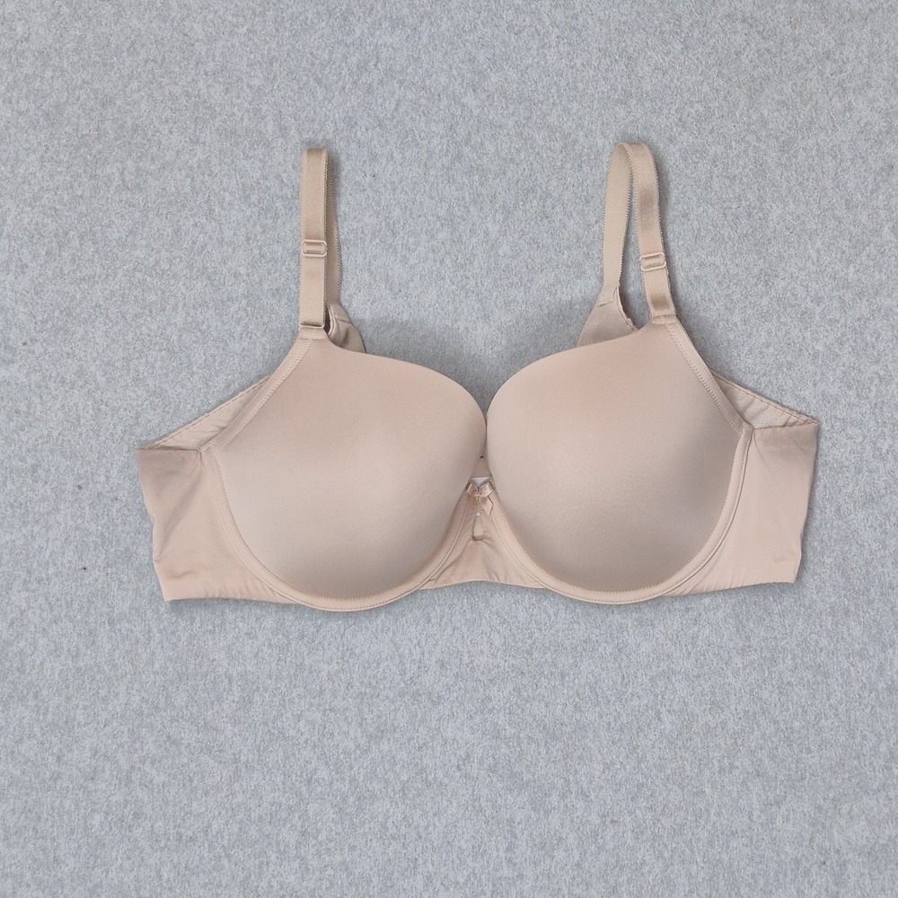 Torrid Curve Women Bra 40C Beige T Shirt Underwired Strap Adjustable